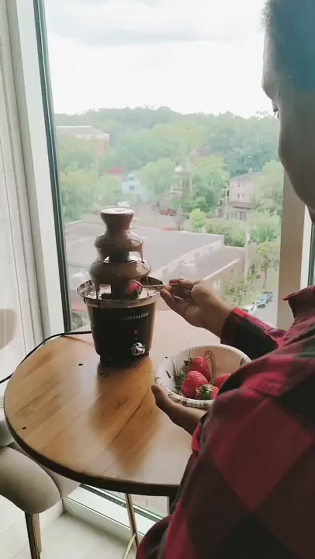 \ud83c\udf6b\ud83d\udca6 Sweet tooth alert! Our chocolate fountain event had residents dipping, drizzling, and devouring all the chocolatey goodness. Didn't get a taste this time? Come next week and indulge!