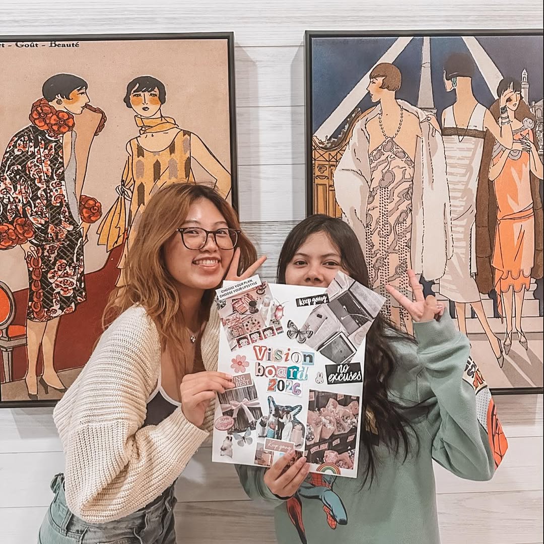 New Year. New Vision. New YOU \ud83e\udd42\u2728\nJoin us for our New Year New You Vision Board Party \ud83c\udfaf\ud83d\uddbc\ufe0f\n\nGet inspired, set your intentions, and manifest the year you deserve with good vibes, creativity, and community \ud83d\udcad\ud83d\udcab\n\n\ud83d\udcc5 Friday, January 30th\n\u23f0 1\u20134 PM\n\ud83c\udf89 Vision boards | goal setting | fresh energy