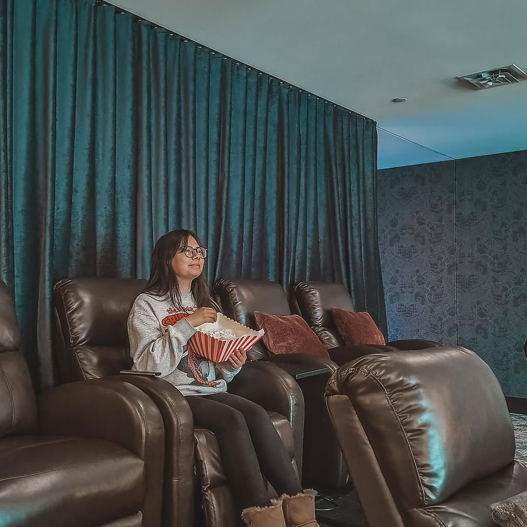 Lights. Camera. Snacks. \ud83c\udf7f\ud83c\udfac\n\nHave you checked out our Media Theater Room yet? The perfect spot for movie marathons, watch parties, and big-screen vibes right at home \u2728\n\nAnd we're turning it up a notch\u2026\nJoin us for Munchin Movie Night on Friday the 20th \ud83c\udf7f\ud83c\udfa5\nPopcorn will be provided, you just bring the vibes (and maybe a friend \ud83d\ude09)\n\nGet ready to grab a seat and make it a movie night to remember \ud83c\udf9e\ufe0f\u2728