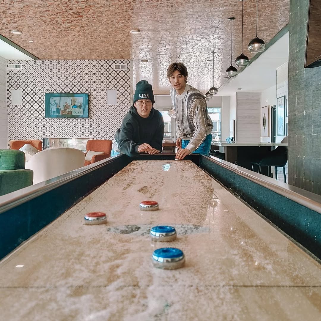 Game on \ud83c\udfaf\n\nWhether you're here to win at shuffleboard or looking for your next place to call home, we've got a spot waiting for you. Stop by, check out the amenity spaces, and see what the community is all about.\n\nReady to make your move? Shuffle on over to the link to schedule a tour \ud83d\ude09