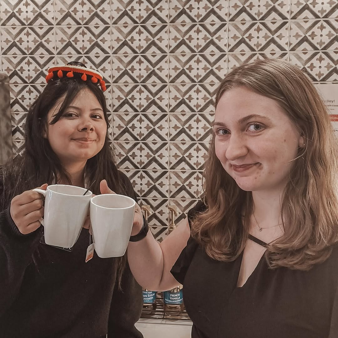 Got questions? Ideas? Feedback? Let's talk about it! Join us on Monday to chat with a Manager and take the chance to ask anything!\n\nWhile you're at it, don't forget to fill out the Spring Survey! \ud83c\udf38\n\u2714\ufe0f Complete the survey\n\u2714\ufe0f Show proof of completion to your manager or in the office\n\u2714\ufe0f Enjoy a treat on us! \ud83c\udf6a\n\nCome spill the tea Monday and grab a treat! \u2615\u2728