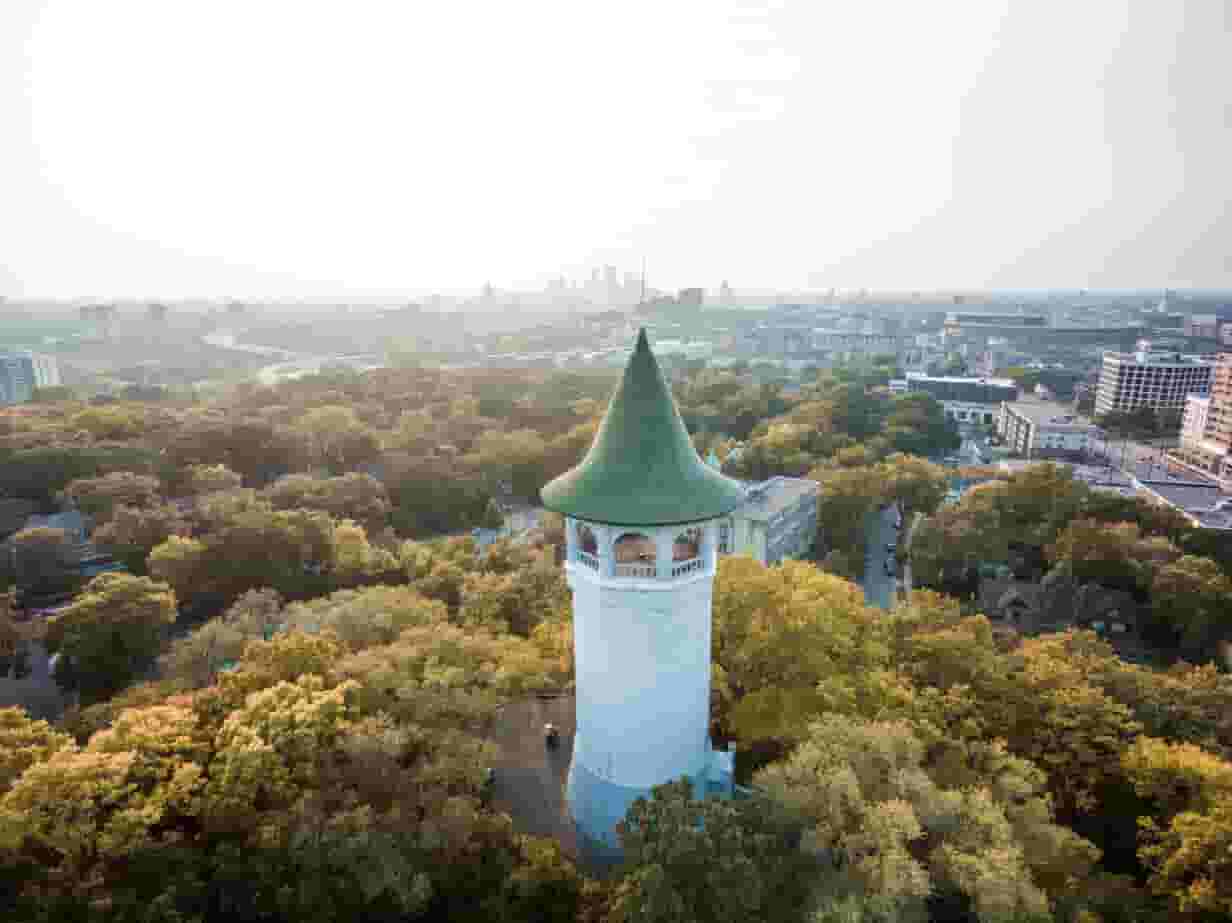 Aerial image of Tower Hill Park