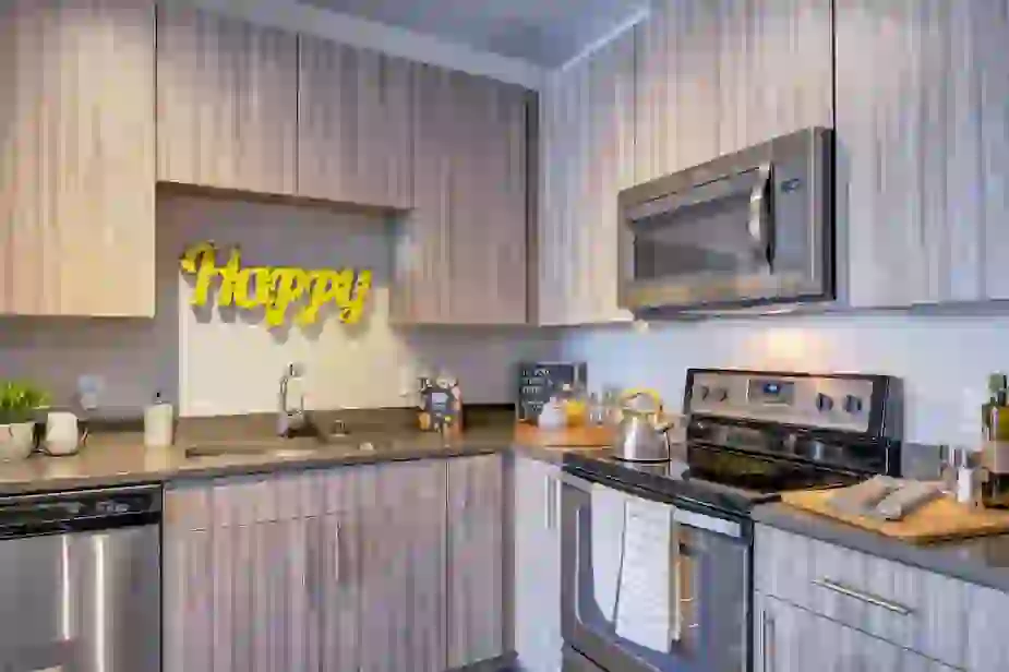 Student kitchen at The Link Minneapolis