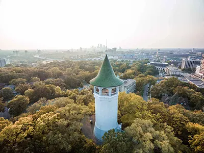 Aerial image of Tower Hill Park